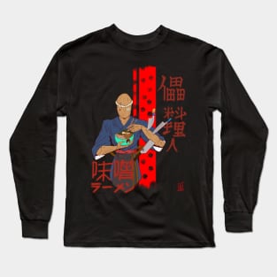 Flat C- Puppet Ramen Long Sleeve T-Shirt